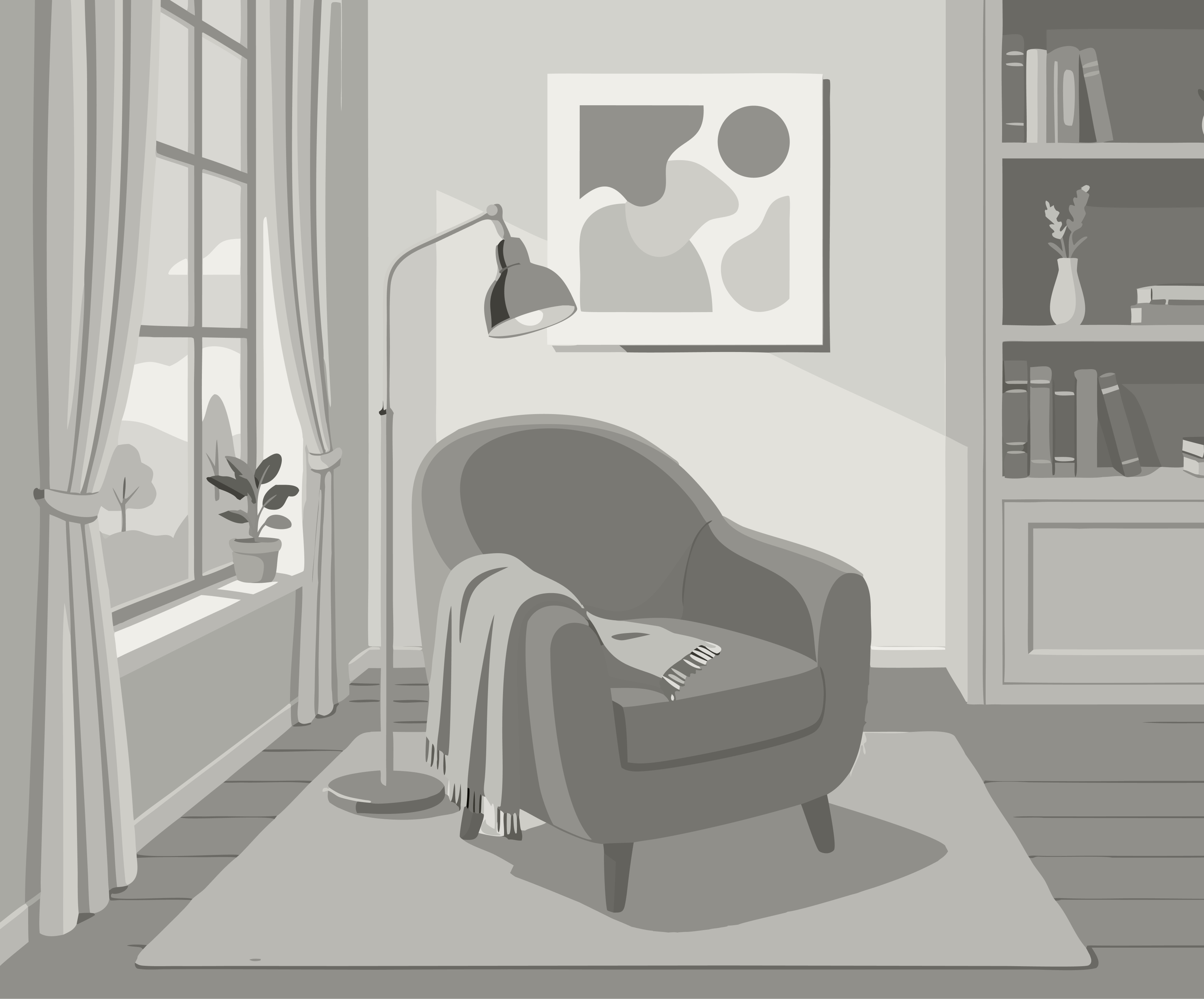 Chambre Double avec Salle de Bains Commune